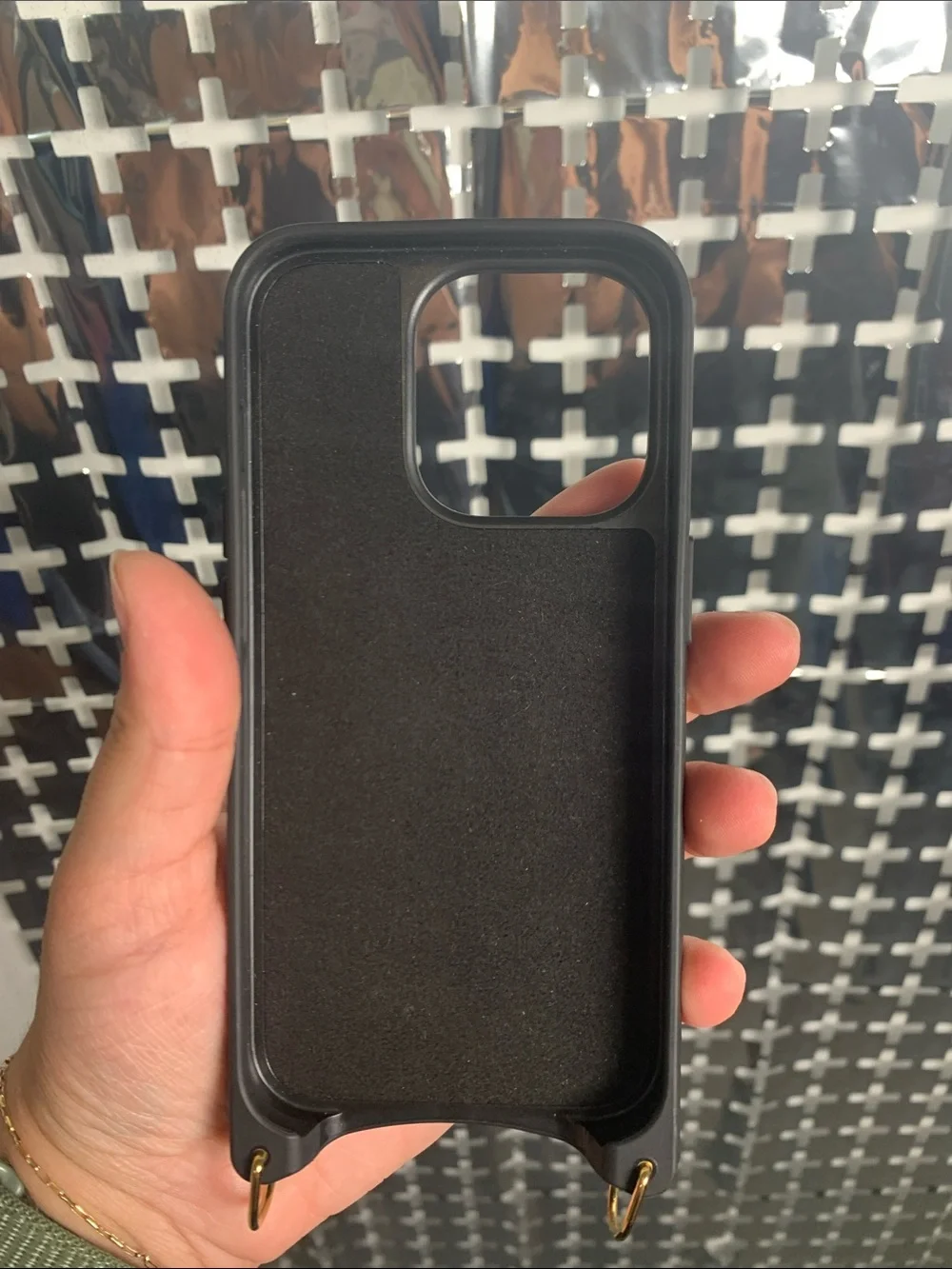 Bandolier Cream Textured iPhone 15 Pro Case